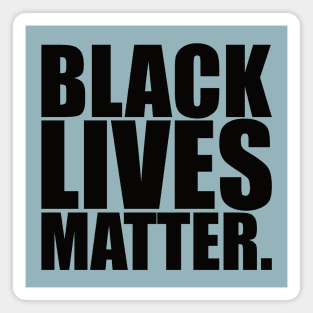 Black Lives Matter Typography Magnet